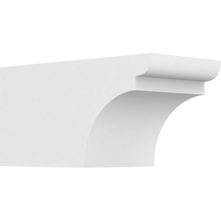 Standard Yorktown Architectural Grade PVC Rafter Tail, 6W X 6H X 12L